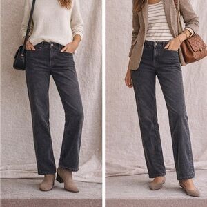 Boden Corduroy Pants | Size 2P | Straight Leg | Soft Neutral Cord